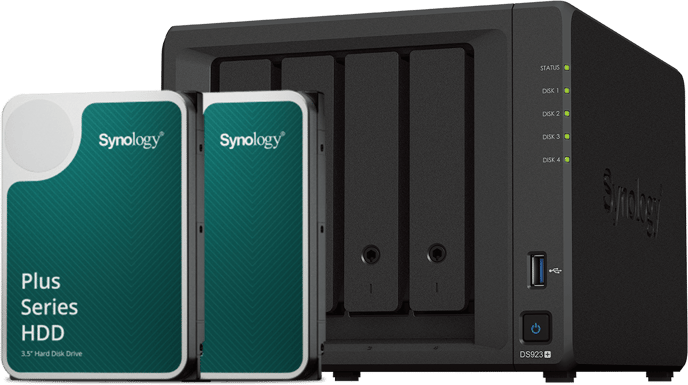 Synology DS923+ 8TB (2x4TB) HAT3300