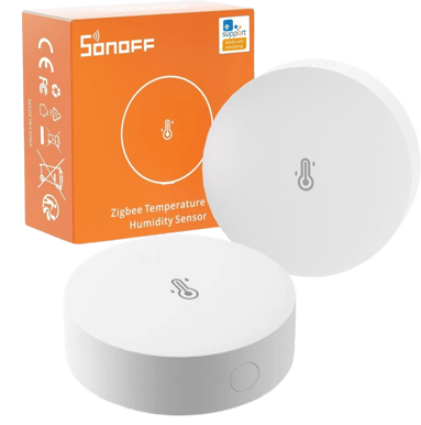Sonoff Zigbee 3.0 Temperatur och Luftfuktighetsensor 2-pack