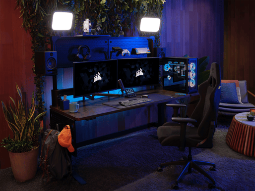 Corsair Platform:6 Elevate Mörk Valnöt