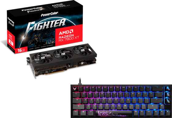 PowerColor Radeon RX 7800 XT Fighter Pro Bundle