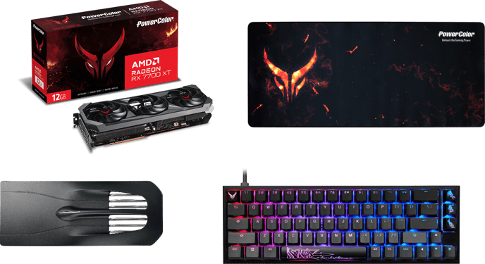 PowerColor Radeon RX 7700 XT Devil Pro Bundle - Inet.se