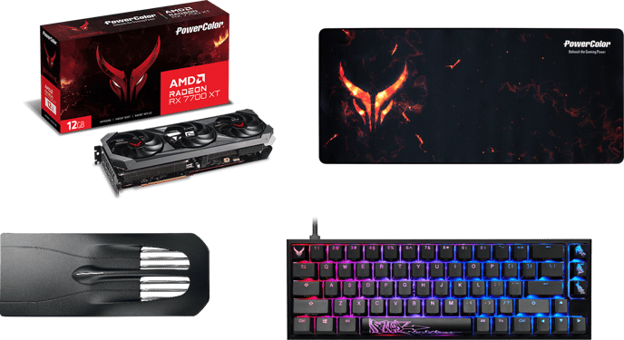 PowerColor Radeon RX 7700 XT Devil Pro Bundle