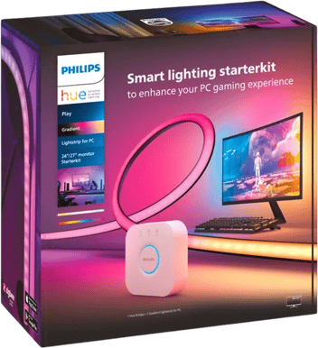Philips Hue PC Gaming Surroundpaket 24" - 27" + Bridge