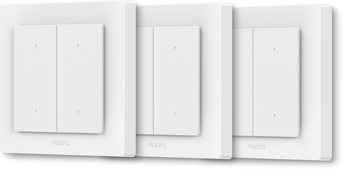 Aqara Strömbrytare H2 EU - 4 Brytare 2 Kanaler 3-pack
