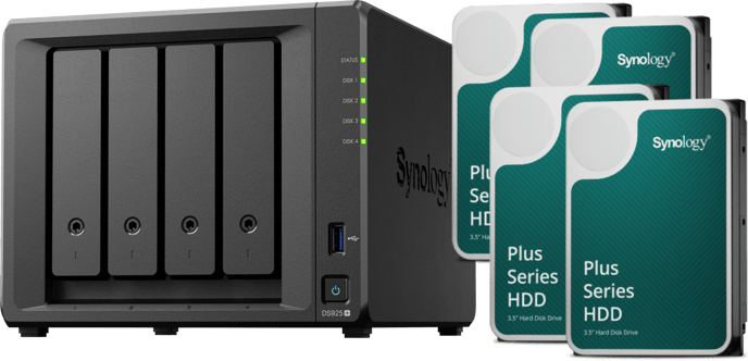 Synology DS925+ 64TB (4x16TB)