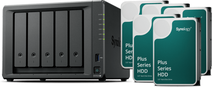 Synology DS1525+ 20TB (5x4TB)