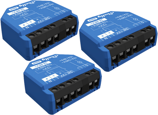 Shelly 1 Gen 3 3-pack