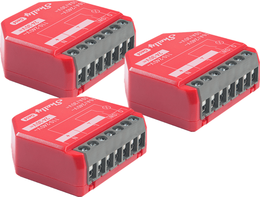 Shelly 1PM Gen 4 3-pack