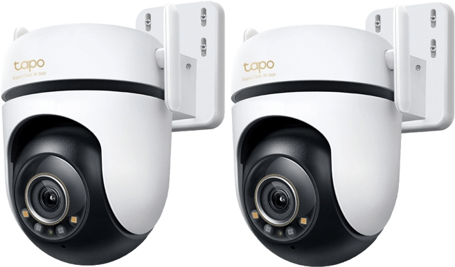 TP-Link Tapo C530WS Övervakningskamera för utomhusbruk Pan/Tilt 2-pack