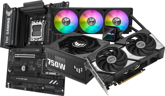 Uppgraderingspaket - ASUS 5070 12GB | B850-Plus | 750W | Prime LC 360