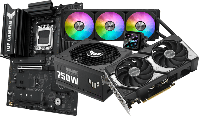 Uppgraderingspaket - ASUS 5060 Ti 16GB | B650E-E | 750W | Prime LC 360