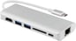 DELTACO USB-C Dockningsstation 6 portar 60W Silver