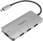 Targus USB-C-adapter 4x USB-A 3.0 Silver