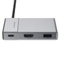 Hyperdrive USB-C Dockningsstation Gen2 100 W 6 portar Silver