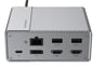 Hyperdrive USB-C Dockningsstation Gen2 100 W 12 portar Silver