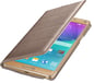 Samsung Galaxy Note 4 Flip Wallet Guld