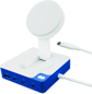 HyperDrive Flex MagCharge USB-C Dock - Blå/Vit