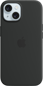 Apple iPhone 15 Silikonskal med MagSafe Svart
