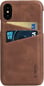 Krusell Sunne 2 Card Cover iPhone X Vintage Cognac