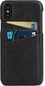 Krusell Sunne 2 Card Cover iPhone X Vintage Black