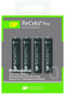 GP ReCyko Pro NiMH AAA-batterier 800 mAh (R03) 4-P
