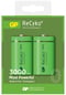 GP ReCyko NiMH C-batterier 3000 mAh (LR14) 2-P