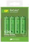 GP ReCyko NiMH AA-batterier 1300 mAh (R6) 4-P