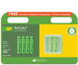 GP ReCyko NiMH AAA-batterier 4+2 med battery organizer