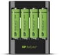 GP ReCyko Batteriladdare 4x 2600 mAh AA på köpet Svart