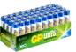 GP Ultra Plus Alkaliska AAA-batterier (LR03) Box 40-P