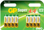GP Super Alkaline AA 15A/LR6, 4+4-pack