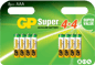 GP Super Alkaline AAA 24A/LR03, 4+4 pack