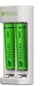 GP ReCyko Batteriladdare E211, inkl. 2st AAA 850mAh NiMH-batterie