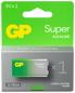 GP Super Alkaline 9V-battery, 1604A/6LF22, 1-pack