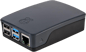 Raspberry Pi 4 Case Svart/Grå