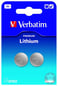 Verbatim Lithium Cell Batteri CR2032 2-pack