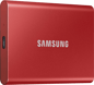 Samsung T7 Extern Portabel SSD Röd 2TB