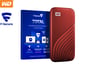 My Passport SSD 1TB Röd + F-Secure TOTAL cybersäkerhet