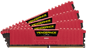 Corsair 32GB (4x8GB) DDR4 3866MHz CL18 Vengeance LPX Röd