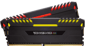 Corsair 16GB (2x8GB) DDR4 2933MHz CL16 Vengeance RGB Svart AMD