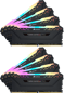 Corsair 64GB (8x8GB) DDR4 2933MHz CL16 Vengeance RGB PRO Svart