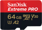 SanDisk microSDXC Extreme Pro 64 GB