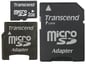 Transcend Micro SDCard 2GB inkl. 2 adapters