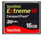 Compact Flash Sandisk eXtreme III 16GB