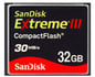 Compact Flash Sandisk eXtreme III 32GB