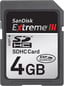 SDHC SanDisk eXtreme III 4GB
