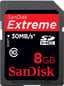 SanDisk SDHC Extreme 8GB