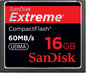 SanDisk Compact Flash Extreme 16GB