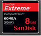 SanDisk Compact Flash Extreme 8GB