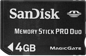 SanDisk MemoryStick Pro-HG Duo 4GB